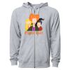 Icon Unisex Lightweight Loopback Terry Full-Zip Hooded Sweatshirt Thumbnail
