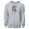 Icon Unisex Lightweight Loopback Terry Full-Zip Hooded Sweatshirt Thumbnail