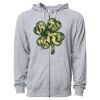 Icon Unisex Lightweight Loopback Terry Full-Zip Hooded Sweatshirt Thumbnail