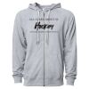 Icon Unisex Lightweight Loopback Terry Full-Zip Hooded Sweatshirt Thumbnail