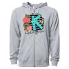 Icon Unisex Lightweight Loopback Terry Full-Zip Hooded Sweatshirt Thumbnail