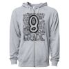 Icon Unisex Lightweight Loopback Terry Full-Zip Hooded Sweatshirt Thumbnail