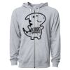 Icon Unisex Lightweight Loopback Terry Full-Zip Hooded Sweatshirt Thumbnail