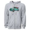 Icon Unisex Lightweight Loopback Terry Full-Zip Hooded Sweatshirt Thumbnail
