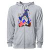 Icon Unisex Lightweight Loopback Terry Full-Zip Hooded Sweatshirt Thumbnail