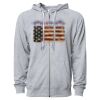 Icon Unisex Lightweight Loopback Terry Full-Zip Hooded Sweatshirt Thumbnail
