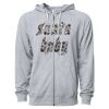 Icon Unisex Lightweight Loopback Terry Full-Zip Hooded Sweatshirt Thumbnail