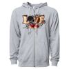 Icon Unisex Lightweight Loopback Terry Full-Zip Hooded Sweatshirt Thumbnail