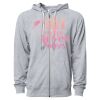 Icon Unisex Lightweight Loopback Terry Full-Zip Hooded Sweatshirt Thumbnail