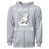 Icon Unisex Lightweight Loopback Terry Full-Zip Hooded Sweatshirt Thumbnail