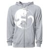 Icon Unisex Lightweight Loopback Terry Full-Zip Hooded Sweatshirt Thumbnail