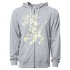Icon Unisex Lightweight Loopback Terry Full-Zip Hooded Sweatshirt Thumbnail