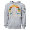 Icon Unisex Lightweight Loopback Terry Full-Zip Hooded Sweatshirt Thumbnail