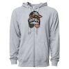 Icon Unisex Lightweight Loopback Terry Full-Zip Hooded Sweatshirt Thumbnail
