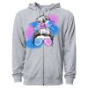 Icon Unisex Lightweight Loopback Terry Full-Zip Hooded Sweatshirt Thumbnail