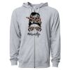 Icon Unisex Lightweight Loopback Terry Full-Zip Hooded Sweatshirt Thumbnail