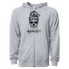 Icon Unisex Lightweight Loopback Terry Full-Zip Hooded Sweatshirt Thumbnail