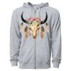 Icon Unisex Lightweight Loopback Terry Full-Zip Hooded Sweatshirt Thumbnail