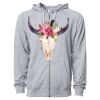 Icon Unisex Lightweight Loopback Terry Full-Zip Hooded Sweatshirt Thumbnail