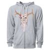 Icon Unisex Lightweight Loopback Terry Full-Zip Hooded Sweatshirt Thumbnail