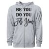 Icon Unisex Lightweight Loopback Terry Full-Zip Hooded Sweatshirt Thumbnail