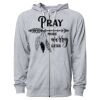 Icon Unisex Lightweight Loopback Terry Full-Zip Hooded Sweatshirt Thumbnail
