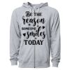 Icon Unisex Lightweight Loopback Terry Full-Zip Hooded Sweatshirt Thumbnail