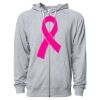 Icon Unisex Lightweight Loopback Terry Full-Zip Hooded Sweatshirt Thumbnail