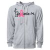 Icon Unisex Lightweight Loopback Terry Full-Zip Hooded Sweatshirt Thumbnail