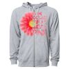 Icon Unisex Lightweight Loopback Terry Full-Zip Hooded Sweatshirt Thumbnail