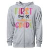 Icon Unisex Lightweight Loopback Terry Full-Zip Hooded Sweatshirt Thumbnail