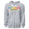 Icon Unisex Lightweight Loopback Terry Full-Zip Hooded Sweatshirt Thumbnail