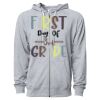 Icon Unisex Lightweight Loopback Terry Full-Zip Hooded Sweatshirt Thumbnail
