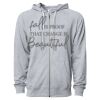 Icon Unisex Lightweight Loopback Terry Full-Zip Hooded Sweatshirt Thumbnail
