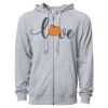 Icon Unisex Lightweight Loopback Terry Full-Zip Hooded Sweatshirt Thumbnail