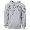 Icon Unisex Lightweight Loopback Terry Full-Zip Hooded Sweatshirt Thumbnail