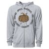 Icon Unisex Lightweight Loopback Terry Full-Zip Hooded Sweatshirt Thumbnail