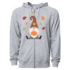 Icon Unisex Lightweight Loopback Terry Full-Zip Hooded Sweatshirt Thumbnail