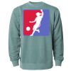 Unisex Midweight Pigment-Dyed Crewneck Sweatshirt Thumbnail