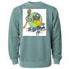 Unisex Midweight Pigment-Dyed Crewneck Sweatshirt Thumbnail