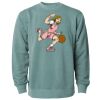 Unisex Midweight Pigment-Dyed Crewneck Sweatshirt Thumbnail