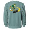 Unisex Midweight Pigment-Dyed Crewneck Sweatshirt Thumbnail