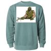 Unisex Midweight Pigment-Dyed Crewneck Sweatshirt Thumbnail
