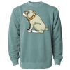 Unisex Midweight Pigment-Dyed Crewneck Sweatshirt Thumbnail