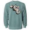 Unisex Midweight Pigment-Dyed Crewneck Sweatshirt Thumbnail