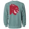 Unisex Midweight Pigment-Dyed Crewneck Sweatshirt Thumbnail