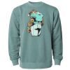 Unisex Midweight Pigment-Dyed Crewneck Sweatshirt Thumbnail