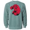 Unisex Midweight Pigment-Dyed Crewneck Sweatshirt Thumbnail
