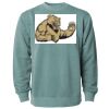 Unisex Midweight Pigment-Dyed Crewneck Sweatshirt Thumbnail