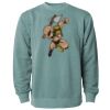 Unisex Midweight Pigment-Dyed Crewneck Sweatshirt Thumbnail